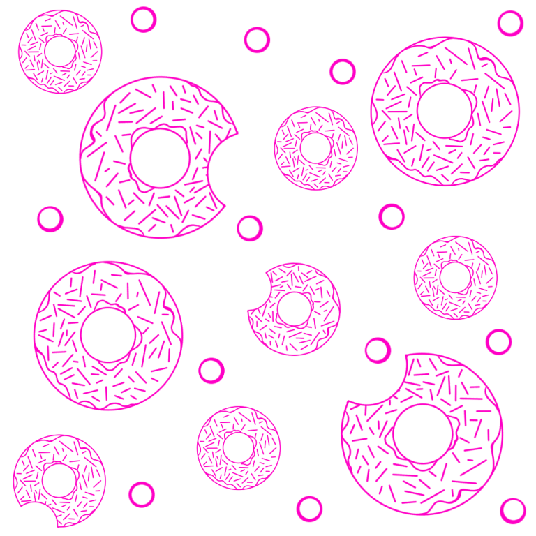 donutpatternhotpink